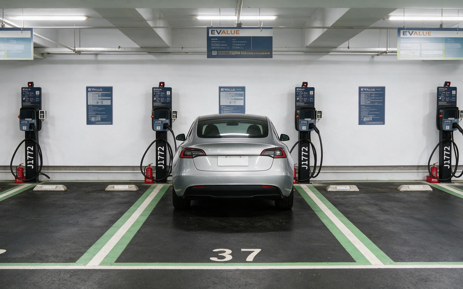 Plate read at the charging bay to tie the session to the vehicle